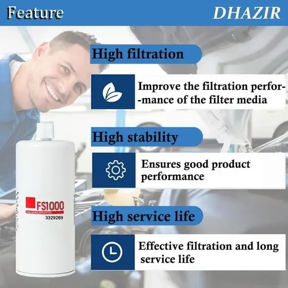 FS1000 Fuel Filter Water Separator Kit Compatible with Cummins Diesel Engine Fre - Picture 5 of 6